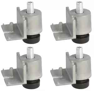 4x Möbelfuss verstellbar Sockel-Höhenversteller Sockelfuß M8x42 mm Verstellfuß - Bild 1 von 8