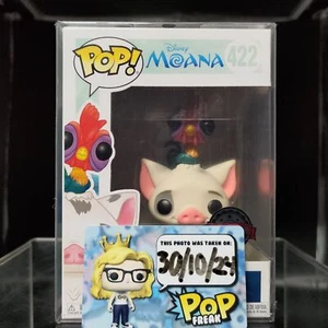 FUNKO POP! Vinile Disney RARO Moana #422 Esclusivo Pua & Hei Hei [VOLTATO] - Foto 1 di 7