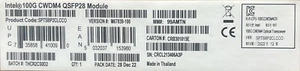 Intel SPTSBP2CLCCO Silicon Photonics 100G CWDM4 QSFP28 Optical Transceiver NEW - Picture 1 of 3