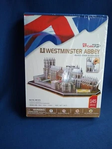 NEW 3D Puzzle WESTMINSTER ABBEY by CubicFun (MC121h). Size is 15x9x6” - Picture 1 of 2