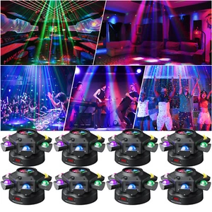Stage Light RGBW 10 LED Moving Head Light Strobe Roating Effect Lighting Party - Picture 1 of 19