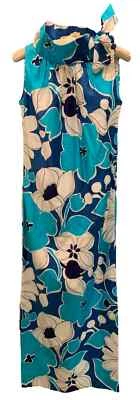LIBERTY HOUSE by SYDNEY 80s Vintage Women's Hawaiian Sleeveless Maxi Dress -Sz S - Image 1 of 4