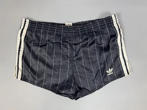 VINTAGE ADIDAS SHORTS GLANZ FOOTBALL SOCCER YUGOSLAVIA SPRINTER BLACK SIZE 5 - Picture 1 of 7