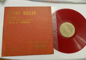 LP, Henry Miller–Folio I: Reading from his own book Black Spring, 1949 RARE, VG+ - Picture 1 of 3