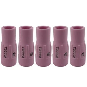 5 x UNIMIG T2 / T3W TIG Ceramic Cup Size 8 12.5mm Pyrex Welding T2CC08 - Picture 1 of 8