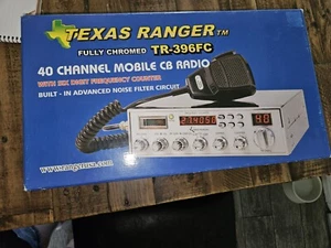 Texas Ranger Tr-396fc 40 Channel Mobile Cb Radio Fully Chromed Brand New In Box - Picture 1 of 3