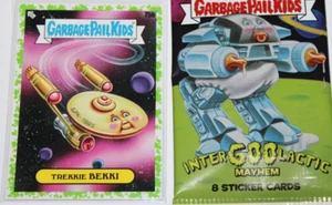 GARBAGE PAIL KIDS 2023 Intergoolactic Mayhem "GREEN" #75b "Trekkie Bekki" - Picture 1 of 4
