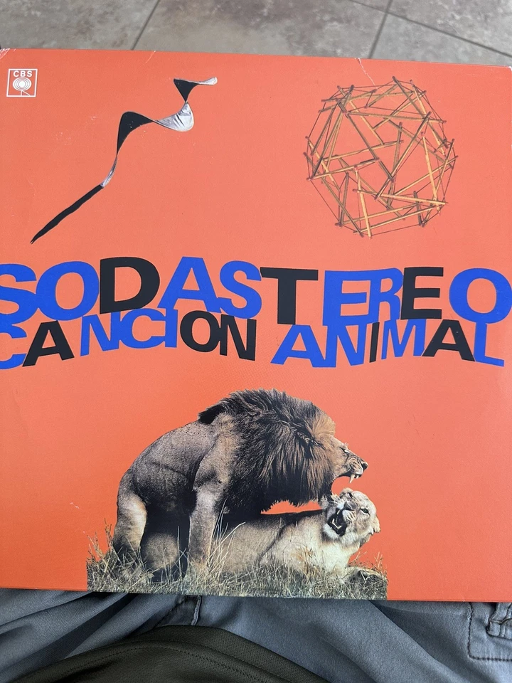 SODA STEREO Cancion Animal LP Vinyl Record Sony Music Latin Rock EX+ Foto 1 de 4