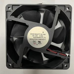 For RUNDA RD1238B24D-S DC24V 0.55A 120*120*38mm Inverter Cooling Fan 2Pin - Afbeelding 1 van 1