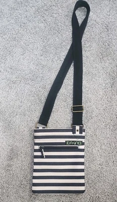 Bolso Bandolera Dakine Jive Mujer Hombro Rayas Negro/Blanco Correa Ajustable T16 Foto 1 de 4