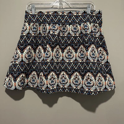 Falda Bohemia Twenty One Mujer Talla Grande Multicolor Forrada Corta Foto 1 de 4