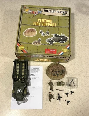 The Ultimate Soldier 32x Militar 1:32 Pelotón Soporte de Fuego Halftrack Set En Caja Foto 1 de 4