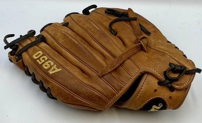 "Guante de béisbol Wilson A950 11,75"" lanzamiento a la izquierda con red trampa LHT Foto 1 de 4