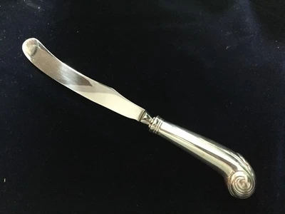 Cubiertos Stieff Sterling, concha Williamsburg, cuchillo de cena, 9 3/4 pulgadas, sin mono Foto 1 de 4