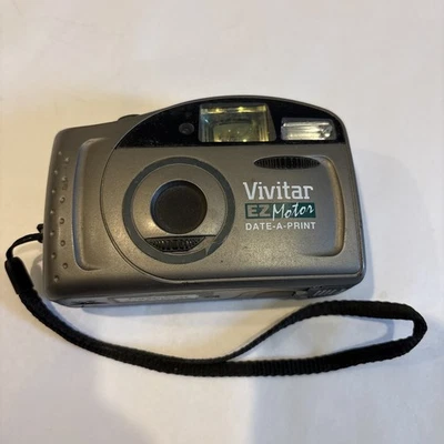 Vivitar EZ Motor Date-A-Print 35mm Point & Shoot Film Camera - Image 1 of 4
