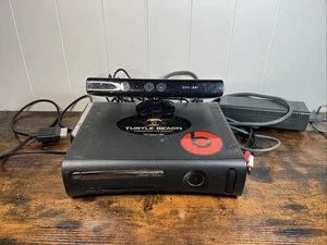 Microsoft Xbox 360 Black Original Console 120gb Hard Drive HDD Cords WORKING... - Picture 1 of 9