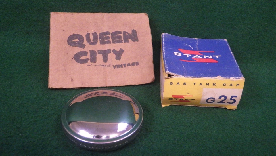 Nuevo de Lote Antiguo Stant G25 Tapa Tanque de Gas Acero Inoxidable 1947-up Camión Ford, Hudson, IHC Cub+ Foto 1 de 4