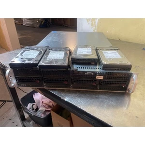 Supermicro PWS 563 1H 2u 8 Bay Server Unit Only JEC1 - Picture 1 of 11