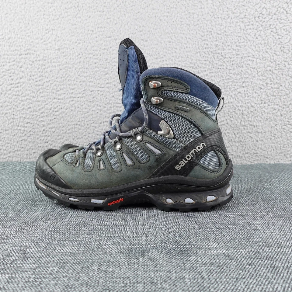 Salomon Quest 4D GTX Botas de Senderismo para Hombres 8.5 Verde Azul Duradero Contagrip Mujer 10 Foto 1 de 4