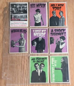 7 TGC MONSTER GREETING CARD trading cards 1966 1964 ADDAMS FAMILY Topps R. CRUMB - Picture 1 of 19