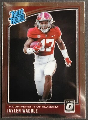 2021 Panini Chronicles Optic #207 Jaylen Waddle Rookie RC Alabama Crimson Tide - Image 1 of 2