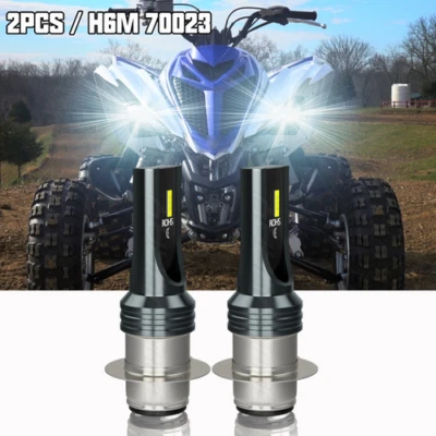 Para Yamaha Banshee 350 1987-2006 - Kit de 2 piezas 6000K faros LED blancos Foto 1 de 4