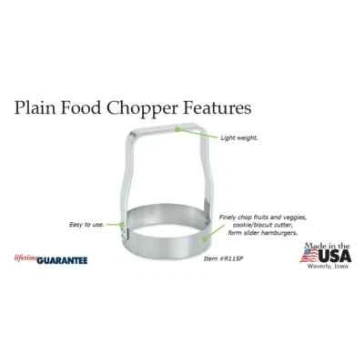 RADA CUTLERY R115P KWIK-KUT Plain Food Chopper MADE IN THE USA