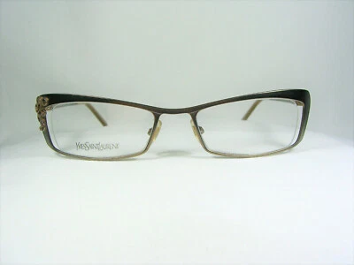 Yves Saint Laurent Gafas Aleación Titanio Ojo de Gato Ovalado Cuadrado Mujer Nuevo de Lote Antiguo  Foto 1 de 4