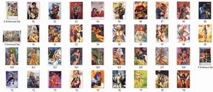 2008 Traje de baño Women of Marvel Series 1 inserto individuales abrazo en relieve TÚ ELIGES - Imagen 1 de 37