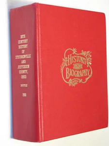 History of Steubenville & Jefferson County, Ohio 1910 reprint genealogy - Picture 1 of 7