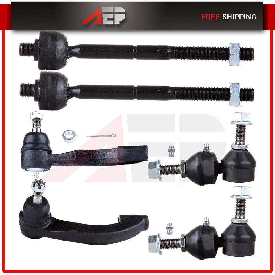 Ajuste para Chrysler Cirrus 1995-2000 6 piezas barra estabilizadora delantera enlace Foto 1 de 1