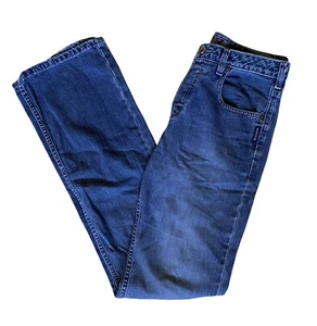 Silberne Damen Jeans Größe 29 x 36 Low Rise Slim Bootcut Medium Wash Blau Denim - Bild 1 von 13
