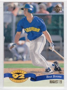1993 Upper Deck Baseball Season Highlights Bret Boone #HI6