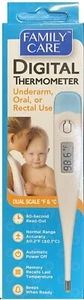 Family Care Oral, Underarm or Rectal Digital Thermometer - Picture 1 of 1