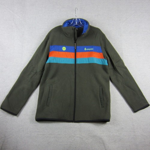 VETEMENTS Giacca Cotopaxi Uomo XL Campeggio Escursionismo Trail Zip Cappotto Pile Pack Rock Climbing