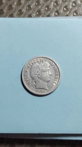 1904 S Barber Silver Dime XF Details Reverse Damage                         V713 - Picture 1 of 2