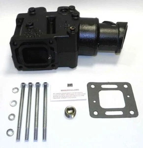 BARR MANIFOLD EXHAUST RISER MERCRUISER V6 - V8 4'' 8 DEGREE ANGLE - MC2044354 - Picture 1 of 1