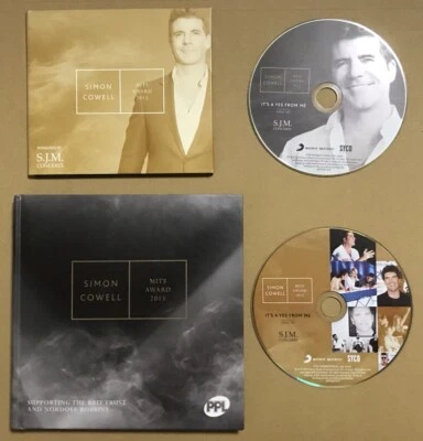 MITS Awards Simon Cowell Promo 2x CD & Book One Direction George Michael Mariah - Image 1 of 4