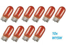 10 x WY5W  12V 5W T10 Sockel W2,1x9,5d Blinkerbirnen Orange vision