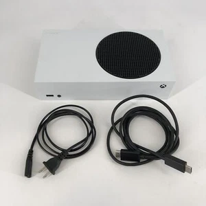 Microsoft Xbox Series S Console White 512GB Very Good Cond. w/ HDMI/Power Cables - Picture 1 of 9