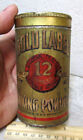 Vintage Paper label Gold Label Baking Powder empty 12 oz tin, great colors