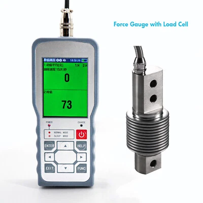 Digital Force Gauge with Load Cell Sensor Test Force Weight Pressure ± 0.05% - Image 1 of 4