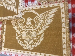 American Eagle Federal Stoff Tischsets 6er Set goldene Farbe - Bild 1 von 9