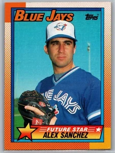 1990 Topps #563 Alex Sanchez Future Star Toronto Blue Jays MLB Baseball Card - Picture 1 of 2