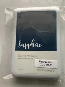 New Close To My Heart SAPPHIRE Blue Ink Pad NEW Water based dye Ink CTMH Z2848 - Picture 1 of 3