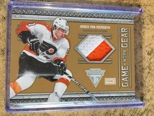 James Van RIEMSDYK 2011-12 Panini TITANIUM Hky PRIME Game Worn Gear #75 #/50