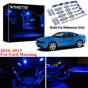 Kit de bombillas LED SMD azul equipamiento interior para Ford Mustang 2010-2017 - Imagen 1 de 12