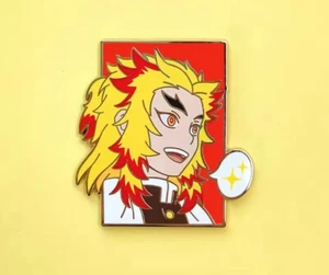MANGA Series Enamel Pin - The Demon Slayer - Rengoku Kyojuro - Free AU Post - Bild 1 von 1