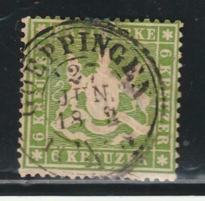 Germany: Wurttemberg Lot 7: (26 F/VF - Used) Scott 2024 Catalog Val. $110.00 - Picture 1 of 1