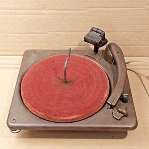 Vintage Stewart Warner Turntable - From 117v US Console Radio Unit - Non UK Volt - Picture 1 of 12